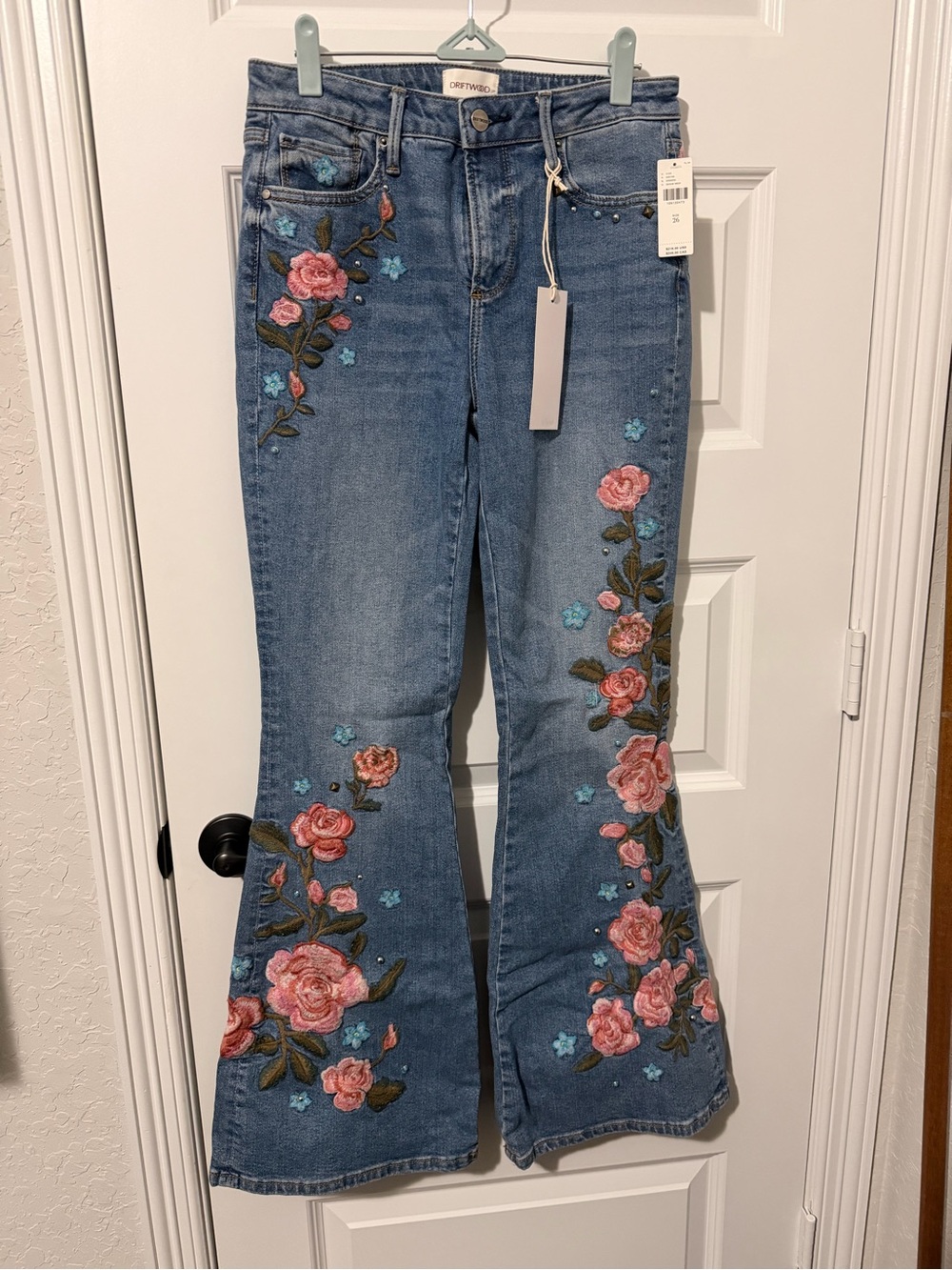 Sold Out! DRIFTWOOD Farrah Mid Rise Flare Jeans - Picture 3 of 6